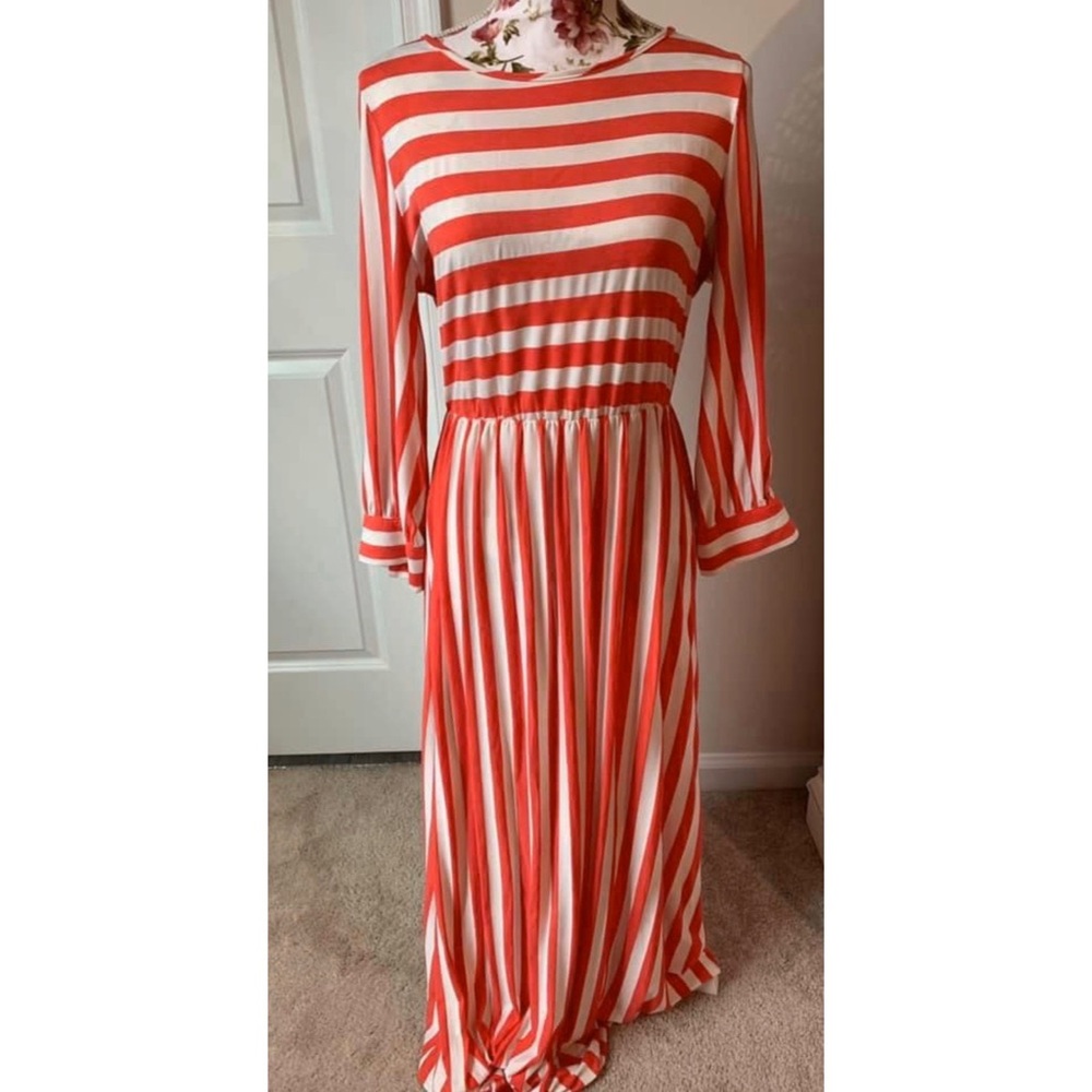 Striped Maxi Dress